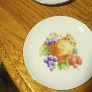Vintage porcelain salad plates